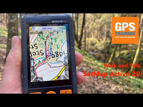 Walk with an Outdoor GPS unit - SatMap Active 20