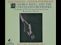 Beethoven : Symphony No. 9 in D minor, Op. 125 "Choral" / Szell , Cleveland Orchestra (1961)