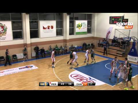 SportoTV.lt: NKL "Perlas MRU" - "Zanavykas" rungtynės 2015 01 16