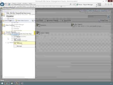 Trailer for SSRS 2014: Reporting Services Security