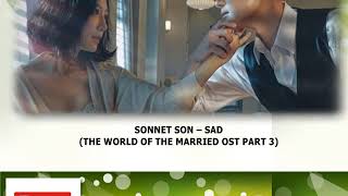 Download lagu SONNET SON – SAD (THE WORLD OF THE MARRIED OST PART 3) mp3