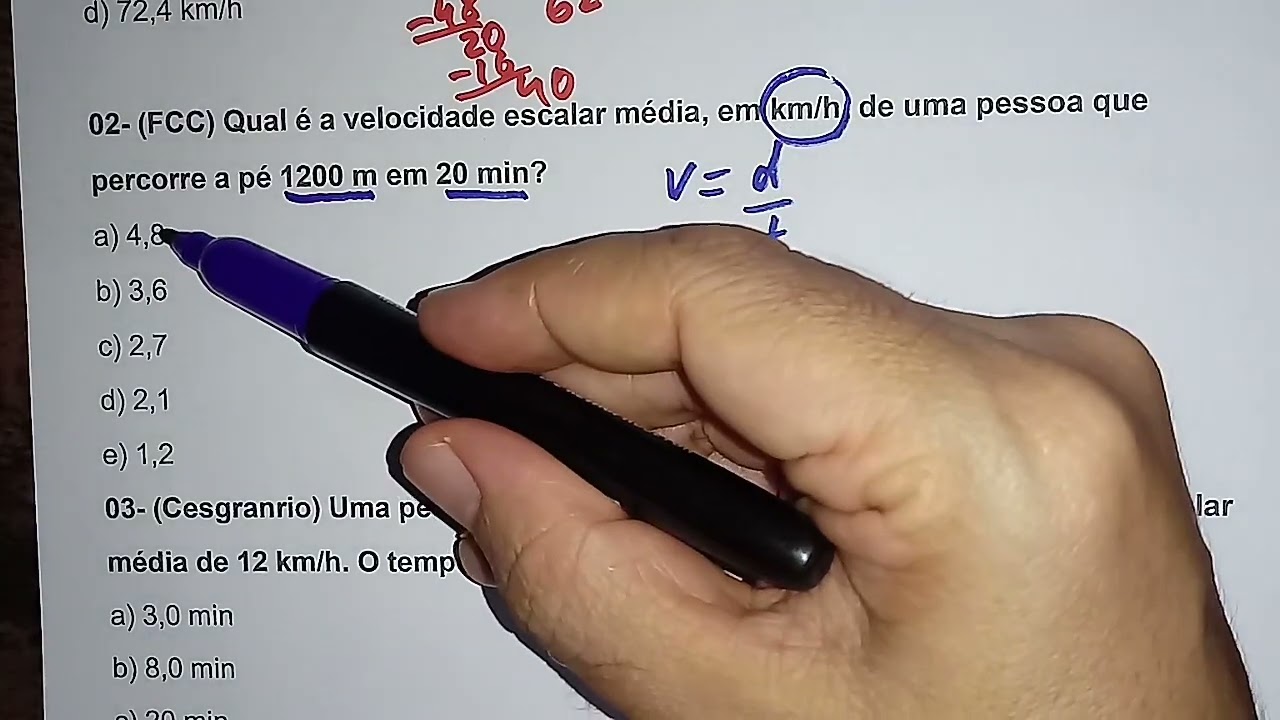 Velocidade Média (Aula 02/03)