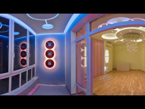Виртуальный 3D тур по квартире.  Видео на 360 градусов