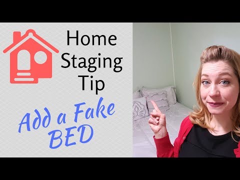 YouTube video about: How to stage a bed without a mattress?