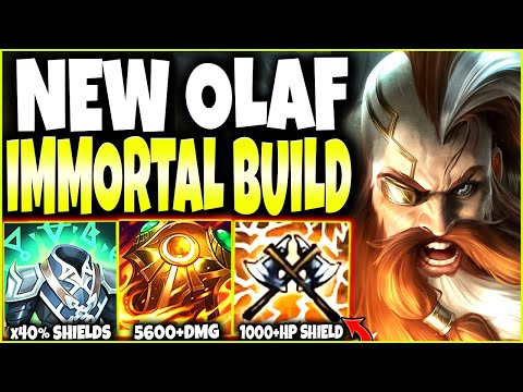 New Olaf Rework made him the BEST IMMORTAL, OP HEALS & SHIELDS  🔥 LoL Top Olaf Build s12 Gameplay