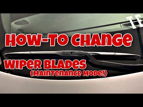 How To Change Wiper Blades on a Kia Stinger (Maintenance mode)