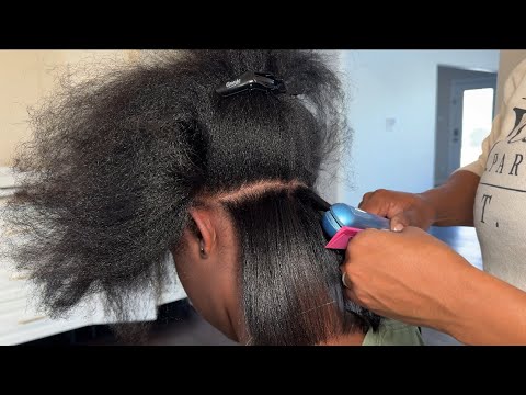 Silk Press The Right Way | Thick 4B/C Hair Type | (Updated Routine)