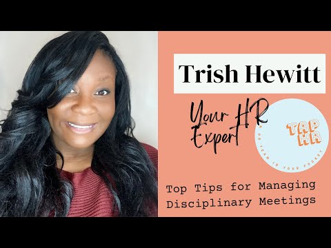 Managing Disciplinary Meetings | Top 4 tips for managers handling disciplinary meetings