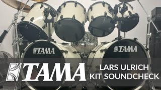 Video thumbnail for TAMA Lars Ulrich Signature Artstar II Soundcheck - Metallica Black Album Tour Drum Kit by CHRIS WILLIAMS