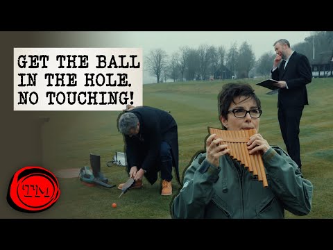 Get the Ball in the Hole Without Touching it | Full Task | Taskmaster