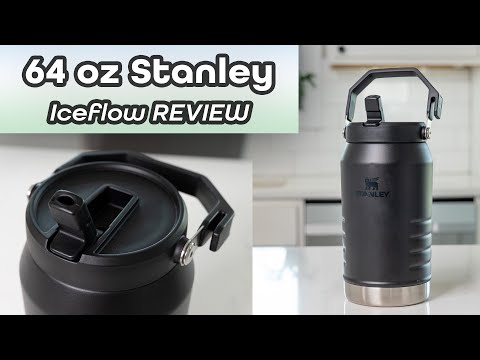 Black 64 Oz STANLEY IceFlow Stainless Steel Tumbler with Straw, Vacuum Insulated Water Bottle Review