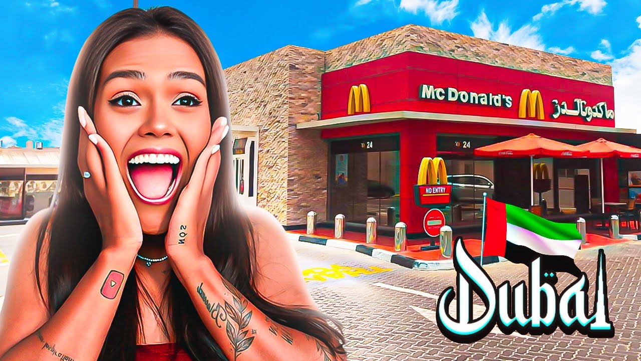 EXPERIMENTAMOS O  MCDONALD’S DE DUBAI!!!