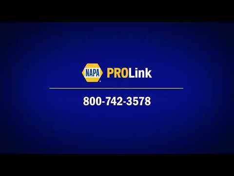 NAPA Prolink Features & Benefits Training