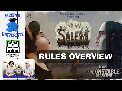 New Salem Board Game, Second Edition with The Constable Expansion - Rules Overview