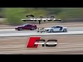 Supra vs. R8 Audi half a mile speed run interesting result, Gila Bend Airport
