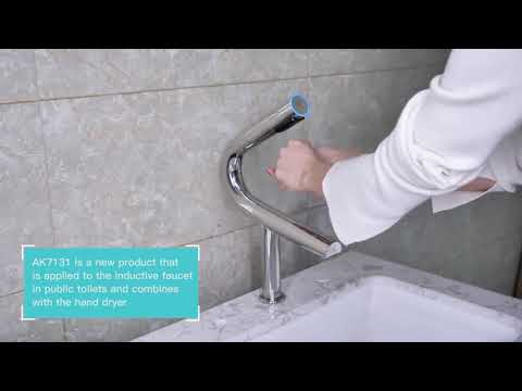 AIKE AK7131 World First design Automatic V-shape Faucet and Air Tap
