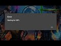Mortal Kombat Mobile Error For Waiting For Wifi Fix