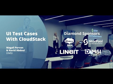 UI Test Cases With CloudStack - CloudStack Collaboration Conference 2022