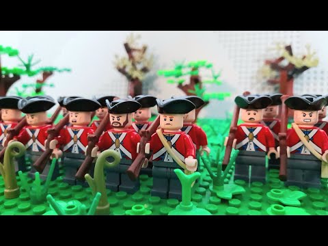 Lego American Revolution Battle of Saratoga stop motion (film)