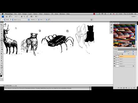 Drawing a Creature: Part 1 -- Silhouettes