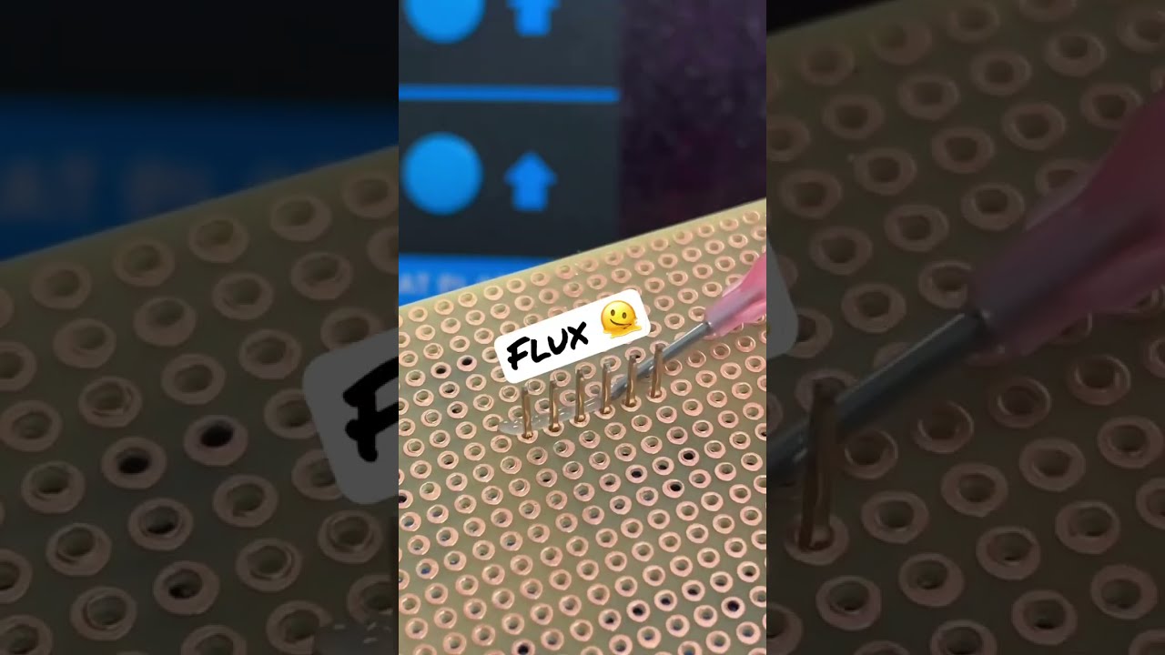 Remember To Use Flux When Soldering Header Pin onto a Prototype Board!