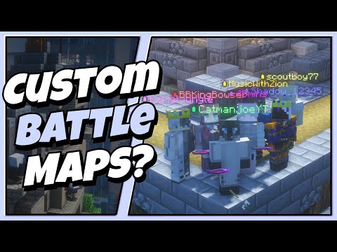 Reviewing ALL Minecraft Battle Mode Online Custom Maps!