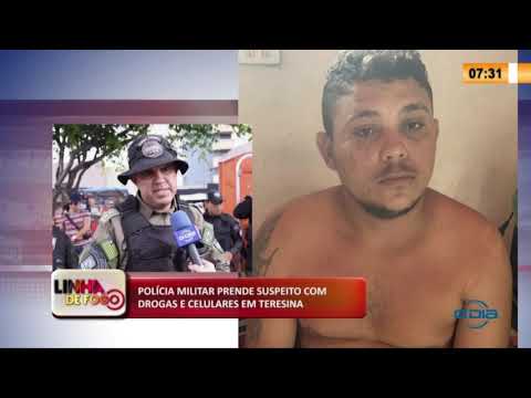 08 05 2020 POLíCIA MILITAR PRENDE SUSPEITO COM DROGAS E CELULARES EM TERESINA