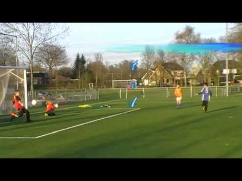 Keepertraining Oudehaske tbv cursus keepercoach nivo 2 met SC Franeker D4