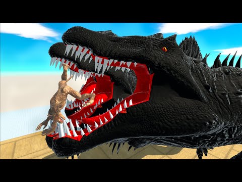 SLOW MOTION GODZILLA CATCH FEEDS