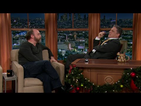 Late Late Show with Craig Ferguson 12/10/2013 Paul Giamatti, Candice Accola