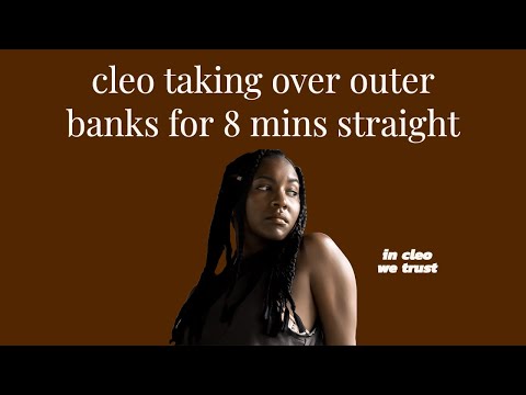 cleo taking over outer banks for 8 mins straight