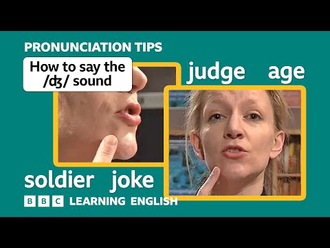 👄 Voiced consonant /dʒ/ in 'judge', 'age' and 'soldier' - English Pronunciation Tips
