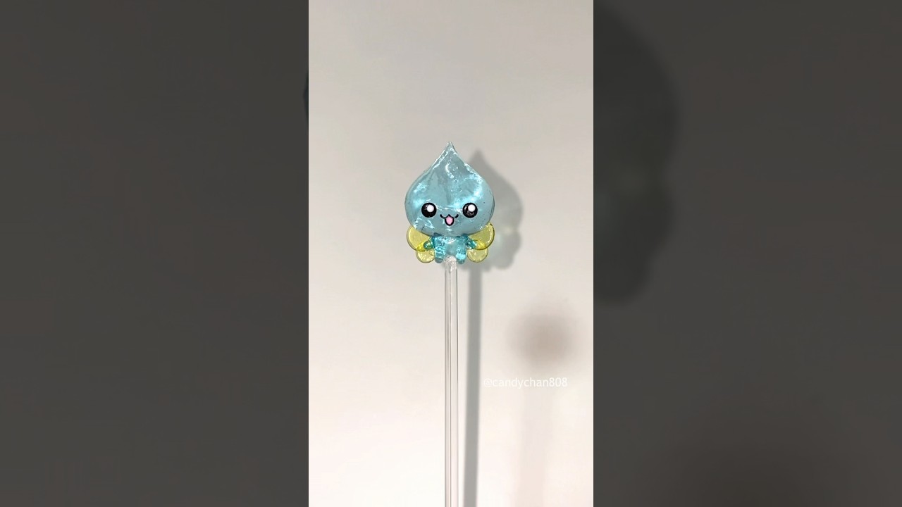 【飴細工】しずくちゃんのボンボンドロップ風キャンディ作ってみた🩵 Shizuku-chan Bonbon Drop Candy #shorts