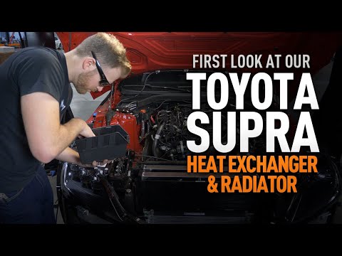 2020+ Toyota Supra Heat Exchanger and Radiator First Look