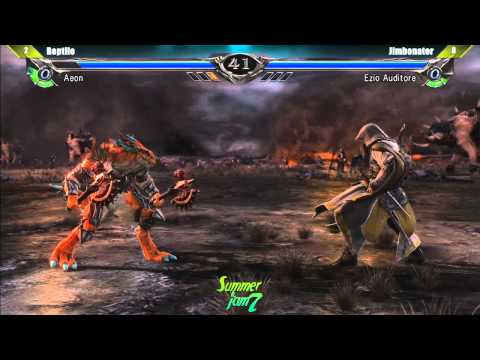 Soul Calibur V Reptile vs Jimbonator - Summer Jam 7 Tournament