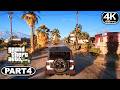 GRAND THEFT AUTO V ENHANCED EDITION Gameplay Walkthrough Part 4 PC 4K 60FPS No Commentary