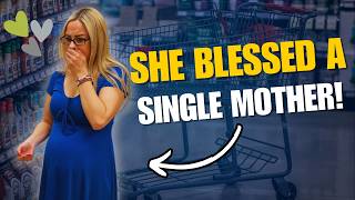 Blessing a pregnant single mother ❤️