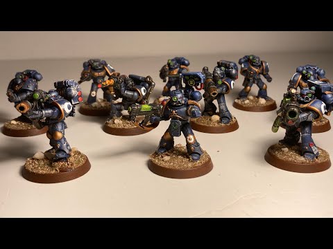 Space Marine Ultramarine Devastator Squad