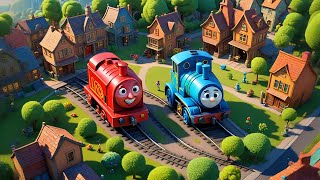 Seven Toy Trains Go Color by Color | Colors Song for Kids | Learn with Trains | Fun Preschool Rhyme