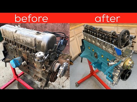 Final assembly of the Datsun 260Z Engine