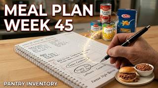 Meal Planning Monday - Week 45 | Texas Casserole, Sloppy Joes & Leftover Magic