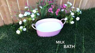 Milk Bath Photo Shoot! | First birthday photo shoot | Baby Girl is 1!