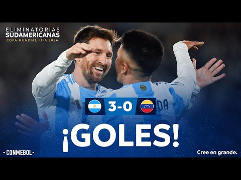 GOLES | ARGENTINA vs. VENEZUELA | FECHA 17 | ELIMINATORIAS SUDAMERICANAS