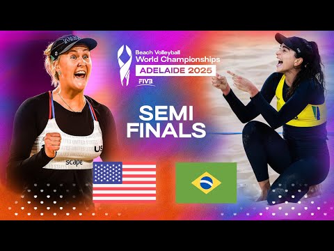 Nuss/Brasher vs. Carol/Rebecca - Beach World Championships 2025 | Highlights | Pool Phase