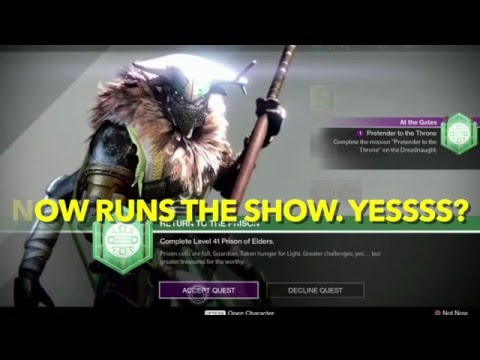 New Prison of Elders April Update 2016 Destiny the Taken King