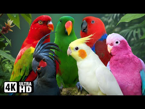 The Magical Parrots of Australia 🇦🇺 Relaxing Bird Sounds for Healing, Sleep & Stress Relief 🌿 4K UHD