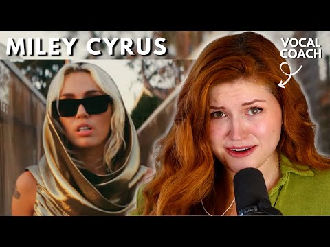 Vocal coach reacts to MILEY CYRUS "Flowers"