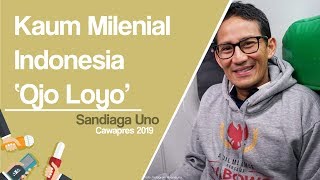 Berikan Konsep 'Ojo Loyo', Sandiaga Uno: Ekonomi Indonesia Jangan Sampai Lesu