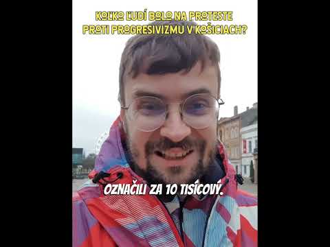 ZRÁTANÉ‼️ KOĽKO ĽUDÍ BOLO NA PROTESTE PROTI PROGRESIVIZMU V KOŠICIACH? 👀