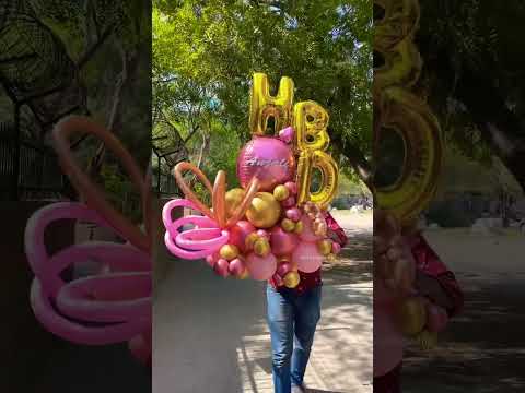Balloon bouquet doorstep delivery 😍 #bouquet #balloons #birthday #decoration #surprisegift